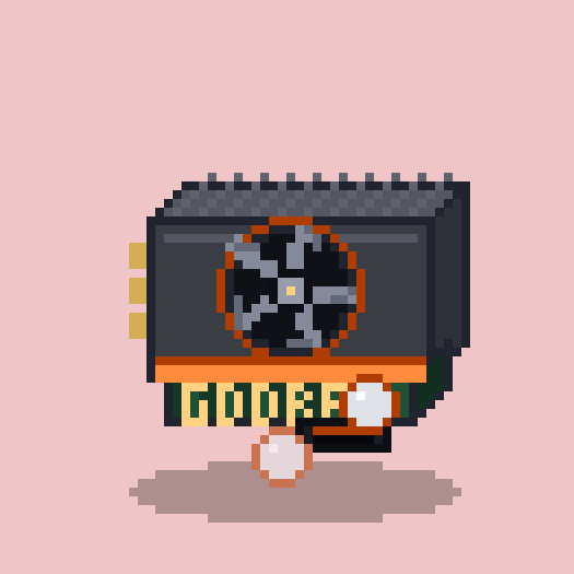 GDDR6X VRAM chip, unit #0001
